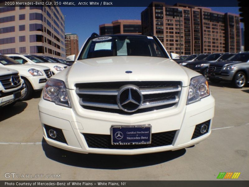 Arctic White / Black 2010 Mercedes-Benz GLK 350 4Matic