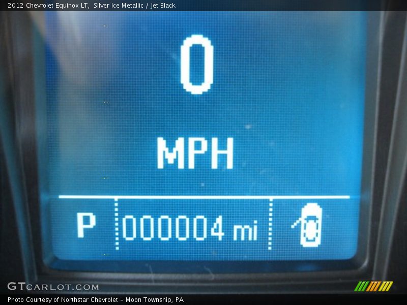 Silver Ice Metallic / Jet Black 2012 Chevrolet Equinox LT