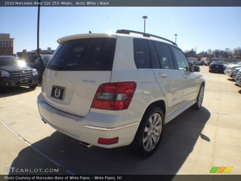 Arctic White / Black 2010 Mercedes-Benz GLK 350 4Matic