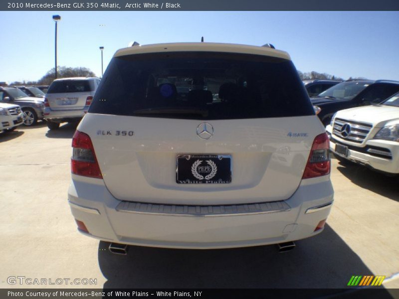 Arctic White / Black 2010 Mercedes-Benz GLK 350 4Matic