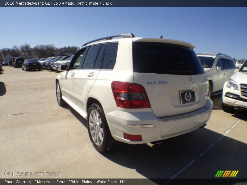 Arctic White / Black 2010 Mercedes-Benz GLK 350 4Matic