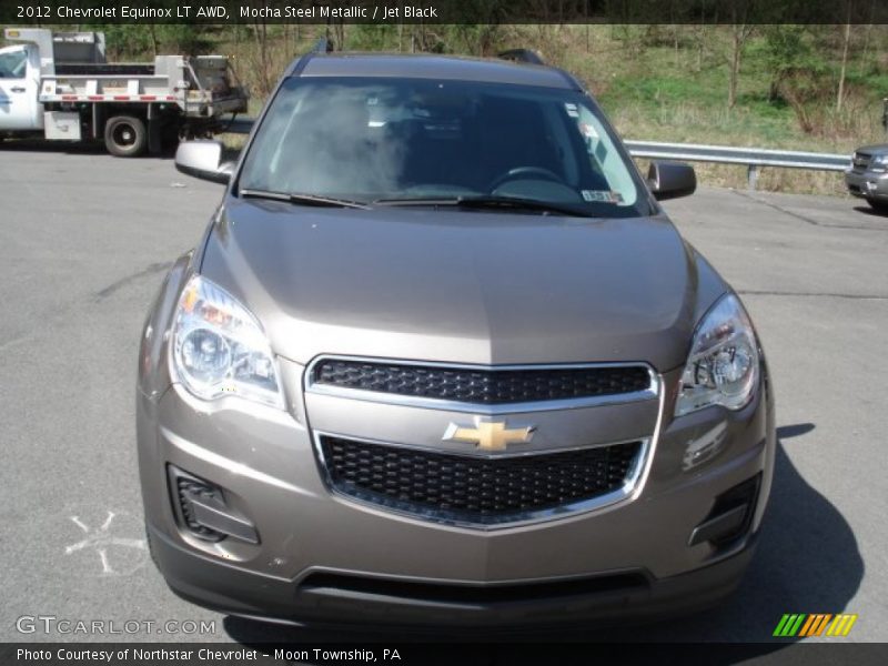 Mocha Steel Metallic / Jet Black 2012 Chevrolet Equinox LT AWD