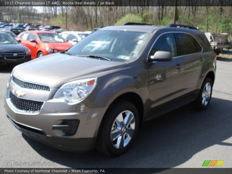 Mocha Steel Metallic / Jet Black 2012 Chevrolet Equinox LT AWD
