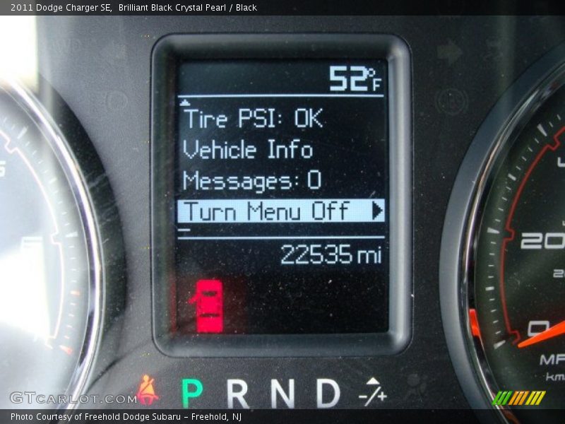 Brilliant Black Crystal Pearl / Black 2011 Dodge Charger SE