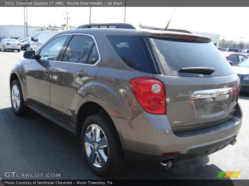 Mocha Steel Metallic / Jet Black 2012 Chevrolet Equinox LT AWD
