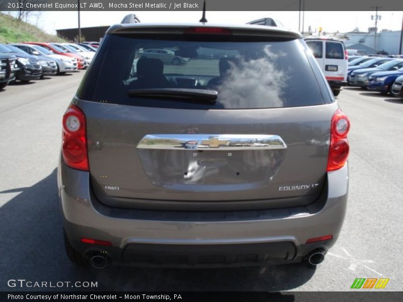 Mocha Steel Metallic / Jet Black 2012 Chevrolet Equinox LT AWD