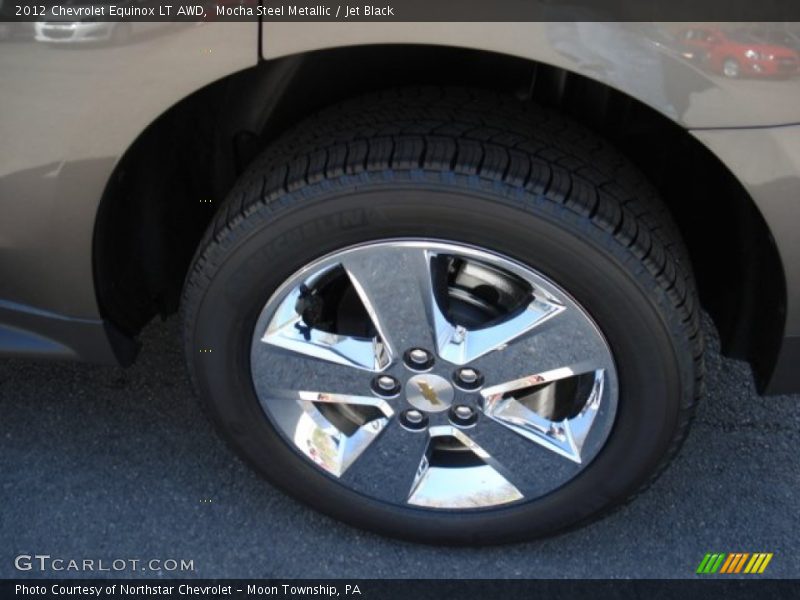 Mocha Steel Metallic / Jet Black 2012 Chevrolet Equinox LT AWD