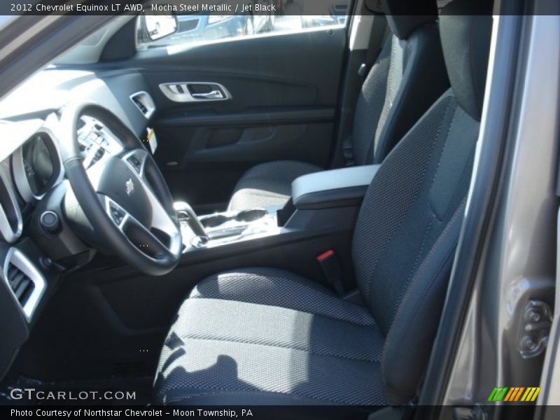 Mocha Steel Metallic / Jet Black 2012 Chevrolet Equinox LT AWD