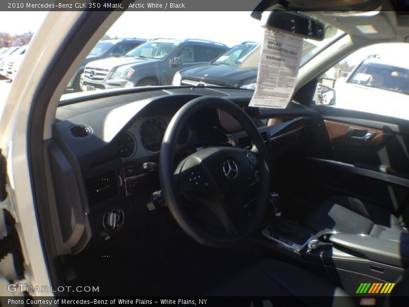 Arctic White / Black 2010 Mercedes-Benz GLK 350 4Matic