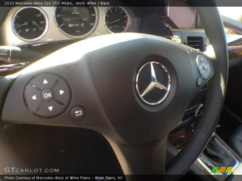 Arctic White / Black 2010 Mercedes-Benz GLK 350 4Matic