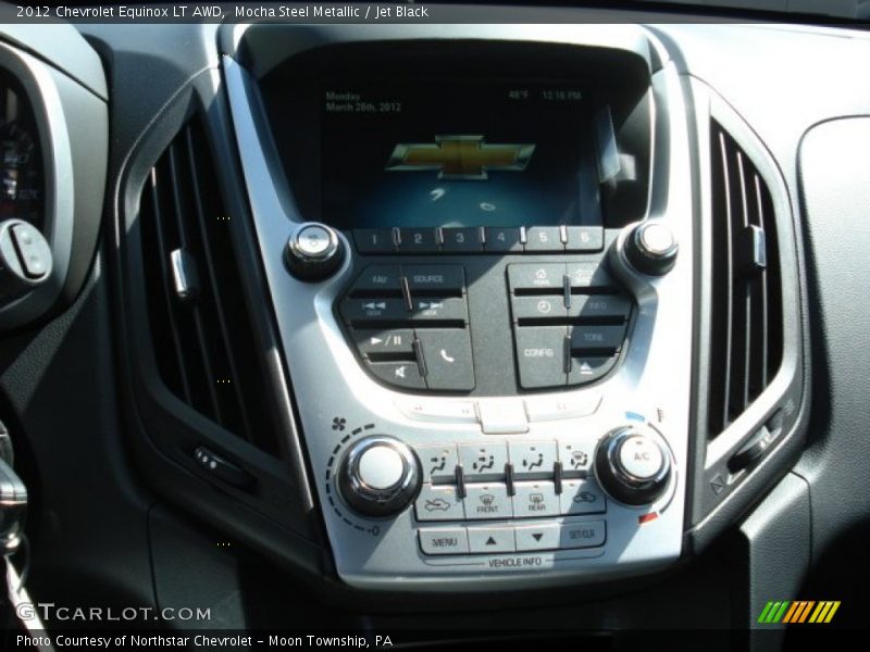 Mocha Steel Metallic / Jet Black 2012 Chevrolet Equinox LT AWD