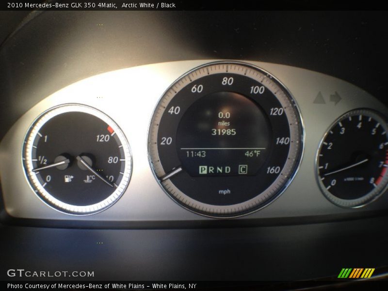 Arctic White / Black 2010 Mercedes-Benz GLK 350 4Matic