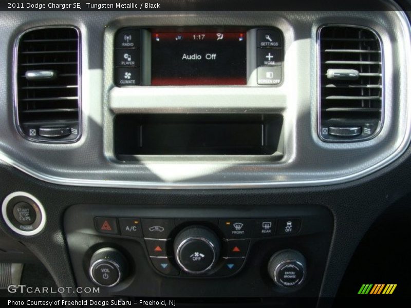 Tungsten Metallic / Black 2011 Dodge Charger SE