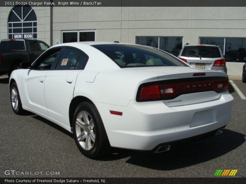 Bright White / Black/Tan 2011 Dodge Charger Rallye