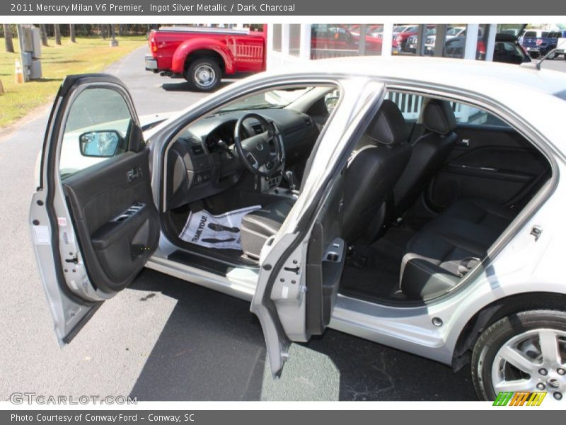Ingot Silver Metallic / Dark Charcoal 2011 Mercury Milan V6 Premier