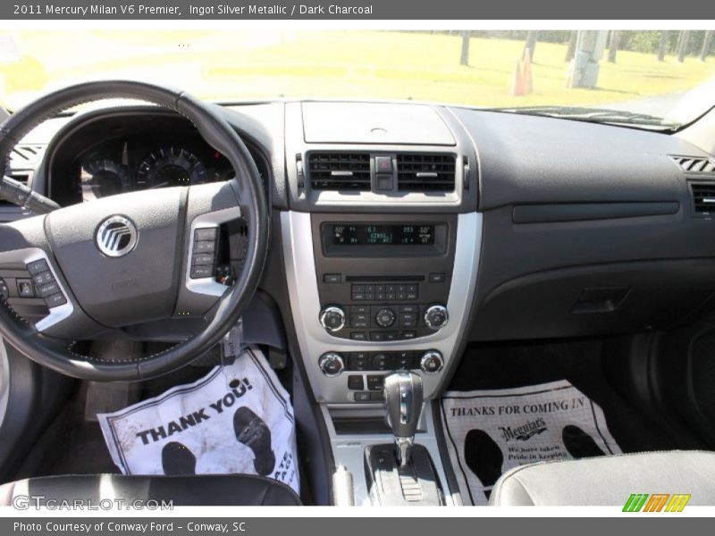 Ingot Silver Metallic / Dark Charcoal 2011 Mercury Milan V6 Premier