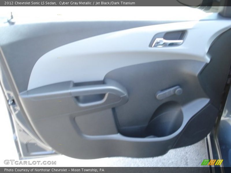 Cyber Gray Metallic / Jet Black/Dark Titanium 2012 Chevrolet Sonic LS Sedan