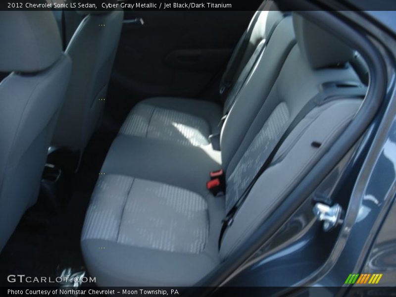Cyber Gray Metallic / Jet Black/Dark Titanium 2012 Chevrolet Sonic LS Sedan