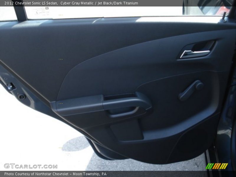 Cyber Gray Metallic / Jet Black/Dark Titanium 2012 Chevrolet Sonic LS Sedan