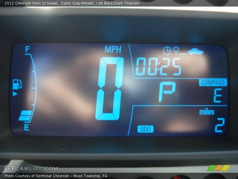  2012 Sonic LS Sedan LS Sedan Gauges
