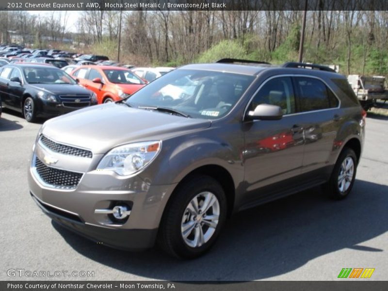 Mocha Steel Metallic / Brownstone/Jet Black 2012 Chevrolet Equinox LT AWD