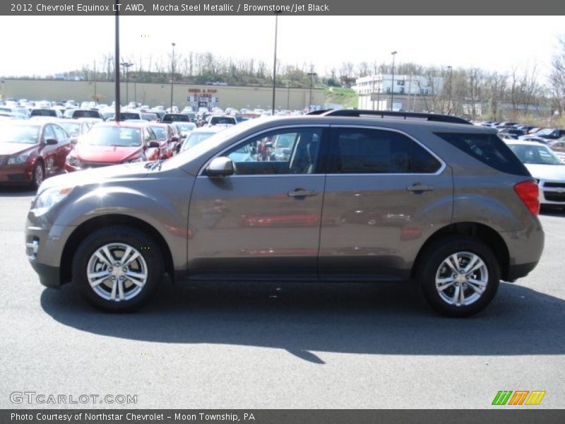Mocha Steel Metallic / Brownstone/Jet Black 2012 Chevrolet Equinox LT AWD