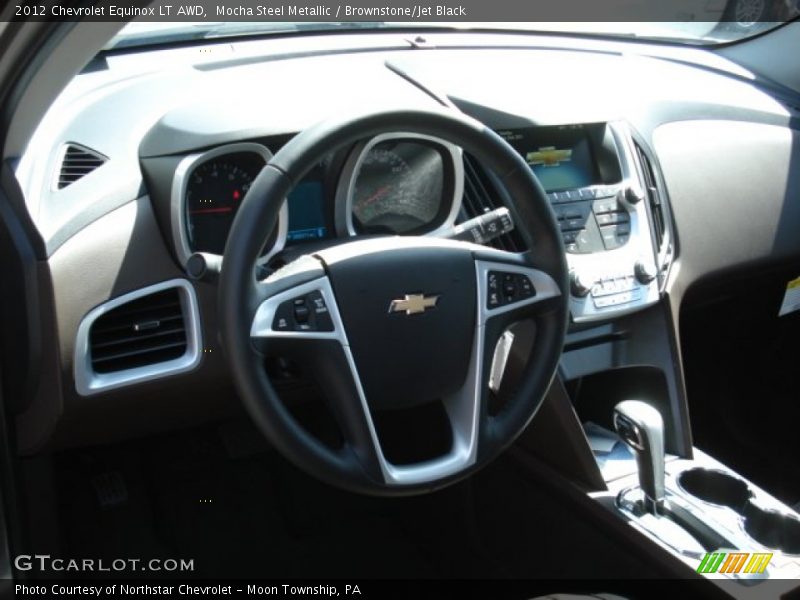 Mocha Steel Metallic / Brownstone/Jet Black 2012 Chevrolet Equinox LT AWD
