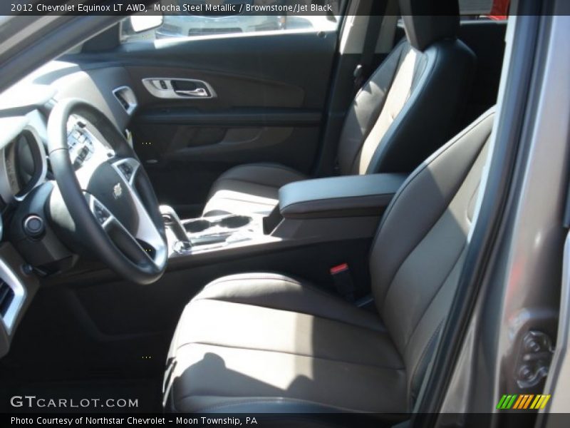 Mocha Steel Metallic / Brownstone/Jet Black 2012 Chevrolet Equinox LT AWD