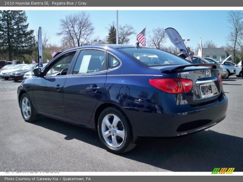 Regatta Blue / Gray 2010 Hyundai Elantra SE