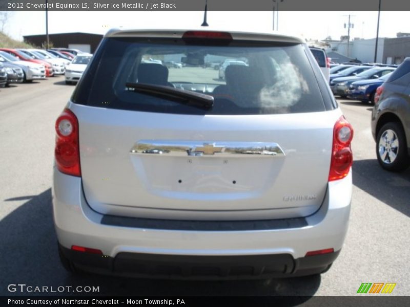 Silver Ice Metallic / Jet Black 2012 Chevrolet Equinox LS