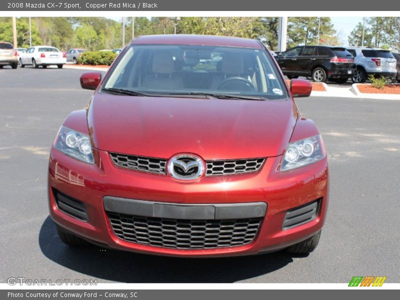 Copper Red Mica / Black 2008 Mazda CX-7 Sport