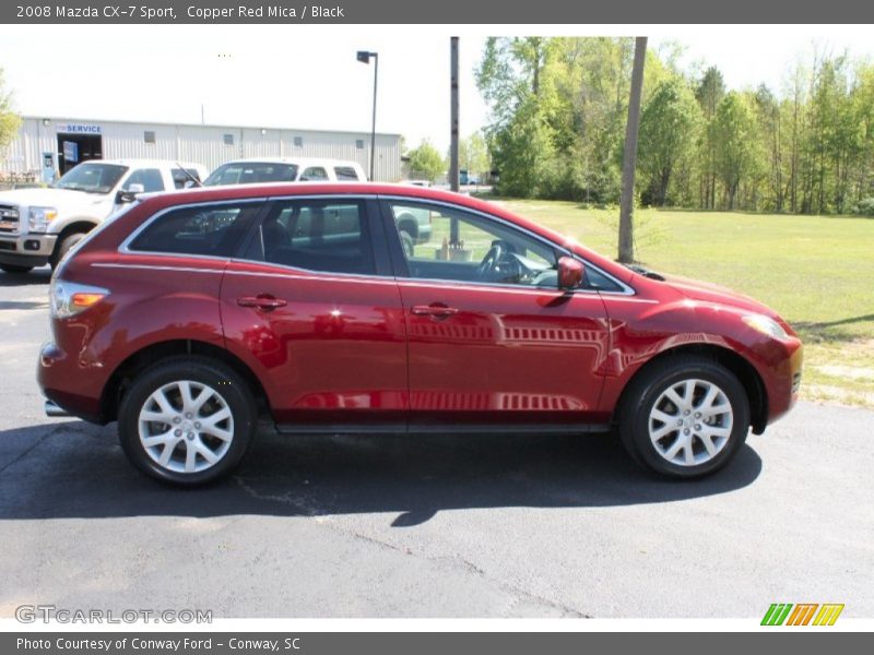 Copper Red Mica / Black 2008 Mazda CX-7 Sport