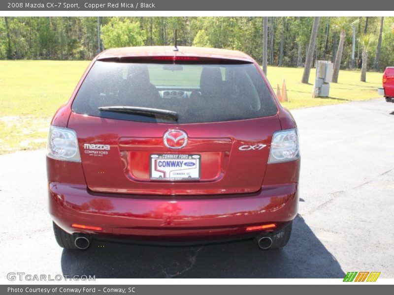 Copper Red Mica / Black 2008 Mazda CX-7 Sport
