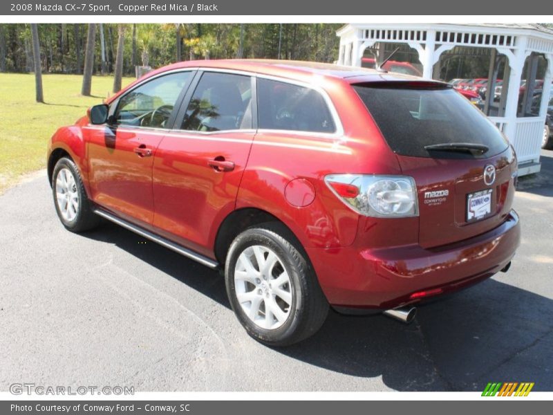 Copper Red Mica / Black 2008 Mazda CX-7 Sport