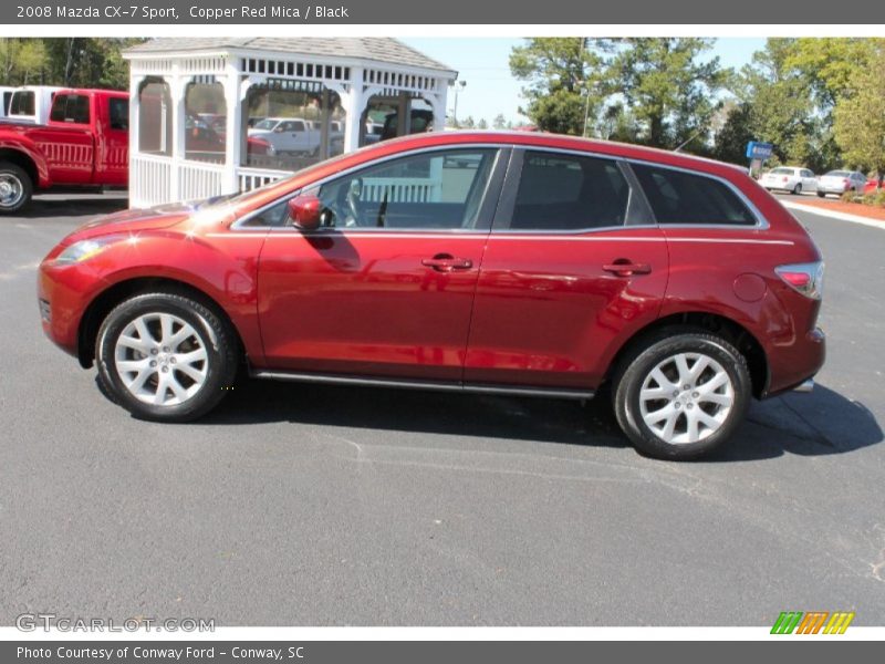Copper Red Mica / Black 2008 Mazda CX-7 Sport