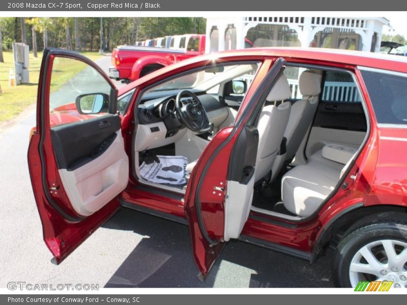 Copper Red Mica / Black 2008 Mazda CX-7 Sport