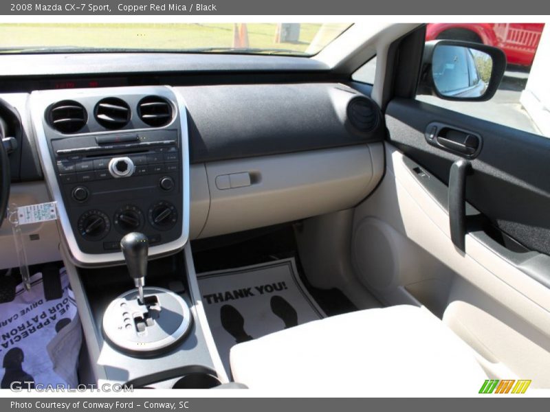 Copper Red Mica / Black 2008 Mazda CX-7 Sport