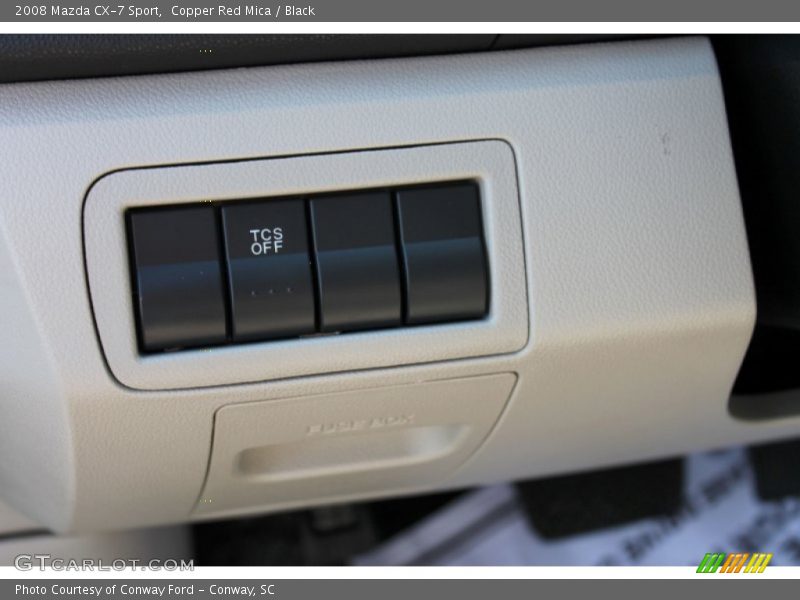 Copper Red Mica / Black 2008 Mazda CX-7 Sport
