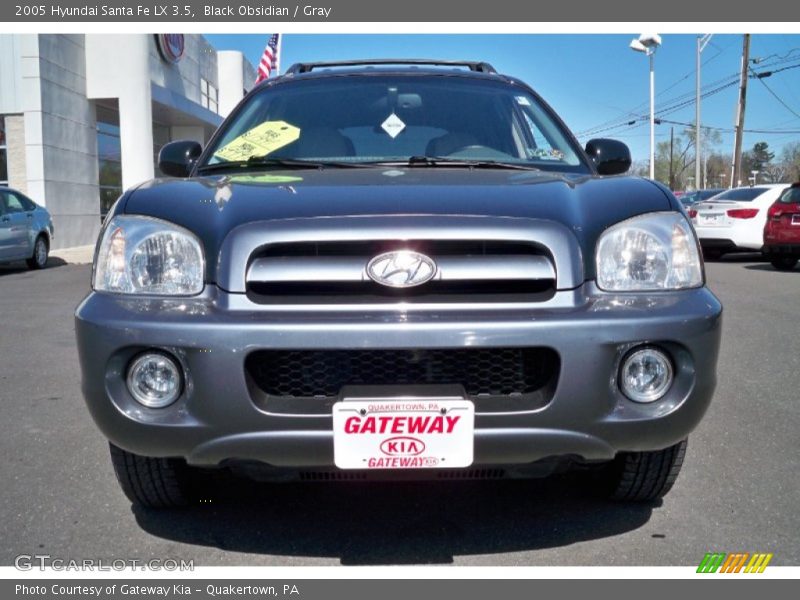 Black Obsidian / Gray 2005 Hyundai Santa Fe LX 3.5