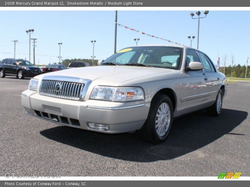 Smokestone Metallic / Medium Light Stone 2008 Mercury Grand Marquis LS