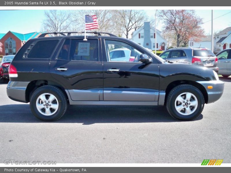 Black Obsidian / Gray 2005 Hyundai Santa Fe LX 3.5