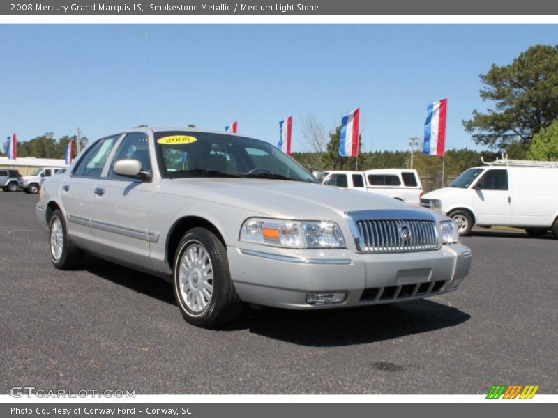 Smokestone Metallic / Medium Light Stone 2008 Mercury Grand Marquis LS
