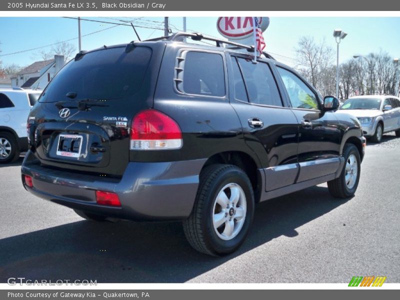 Black Obsidian / Gray 2005 Hyundai Santa Fe LX 3.5