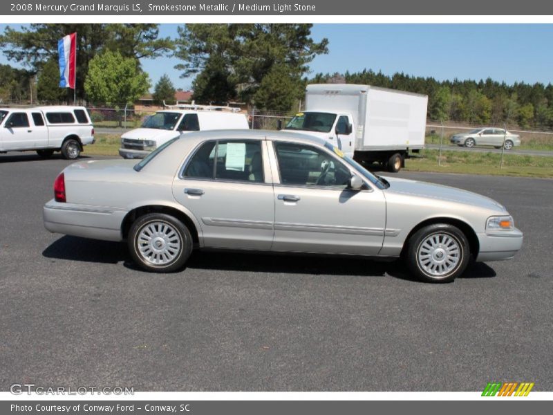 Smokestone Metallic / Medium Light Stone 2008 Mercury Grand Marquis LS