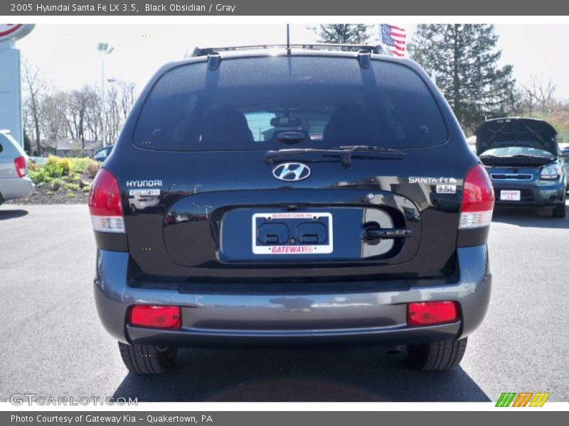 Black Obsidian / Gray 2005 Hyundai Santa Fe LX 3.5
