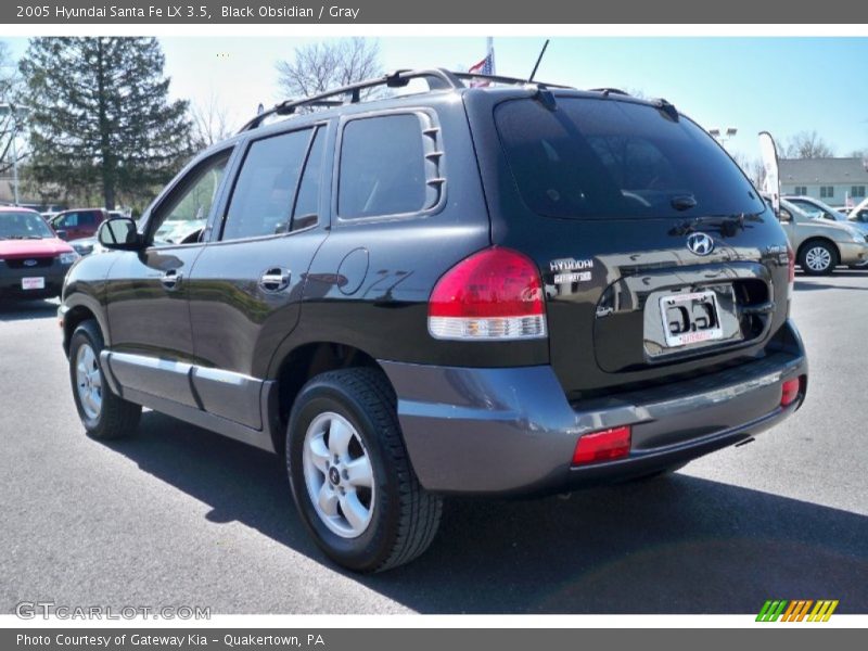 Black Obsidian / Gray 2005 Hyundai Santa Fe LX 3.5