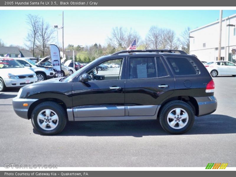 Black Obsidian / Gray 2005 Hyundai Santa Fe LX 3.5