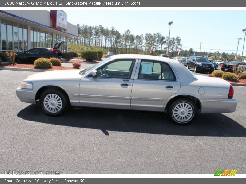 Smokestone Metallic / Medium Light Stone 2008 Mercury Grand Marquis LS