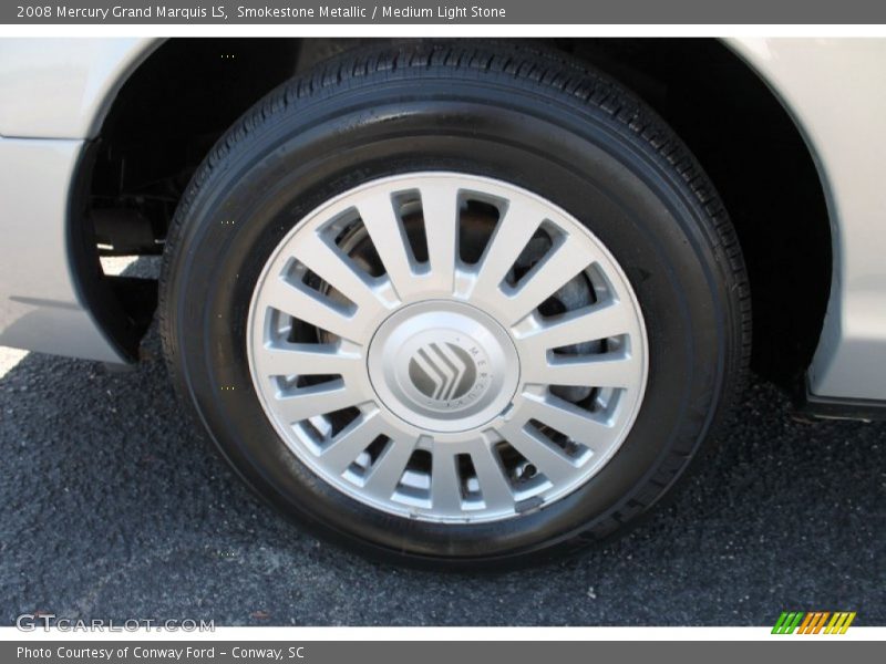 Smokestone Metallic / Medium Light Stone 2008 Mercury Grand Marquis LS