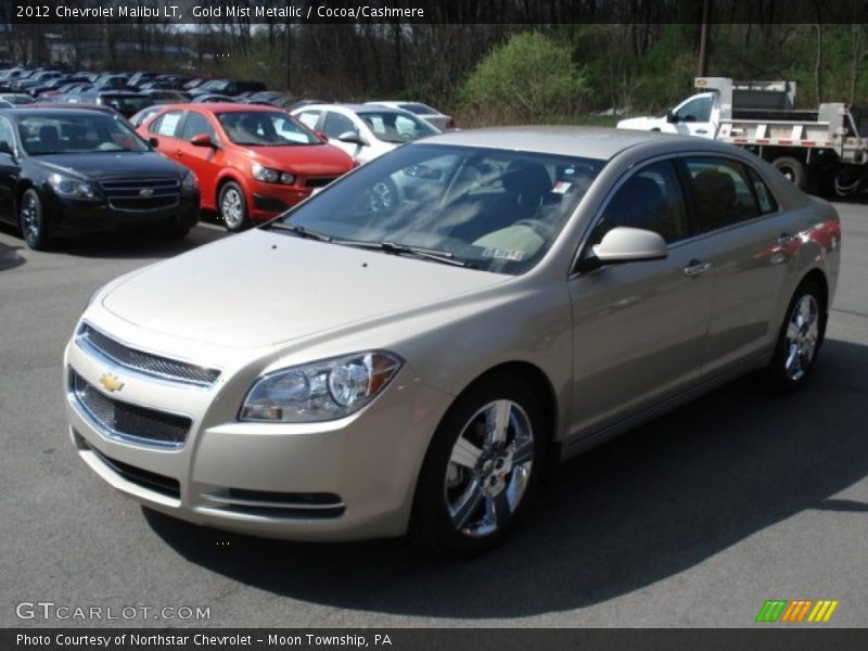Gold Mist Metallic / Cocoa/Cashmere 2012 Chevrolet Malibu LT